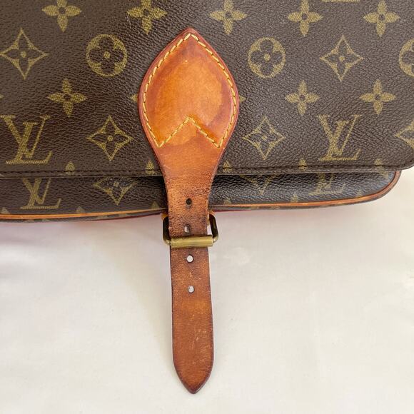 LOUIS VUITTON Vintage Monogram Canvas Cartouchiere GM Crossbody - Picture 8 of 15